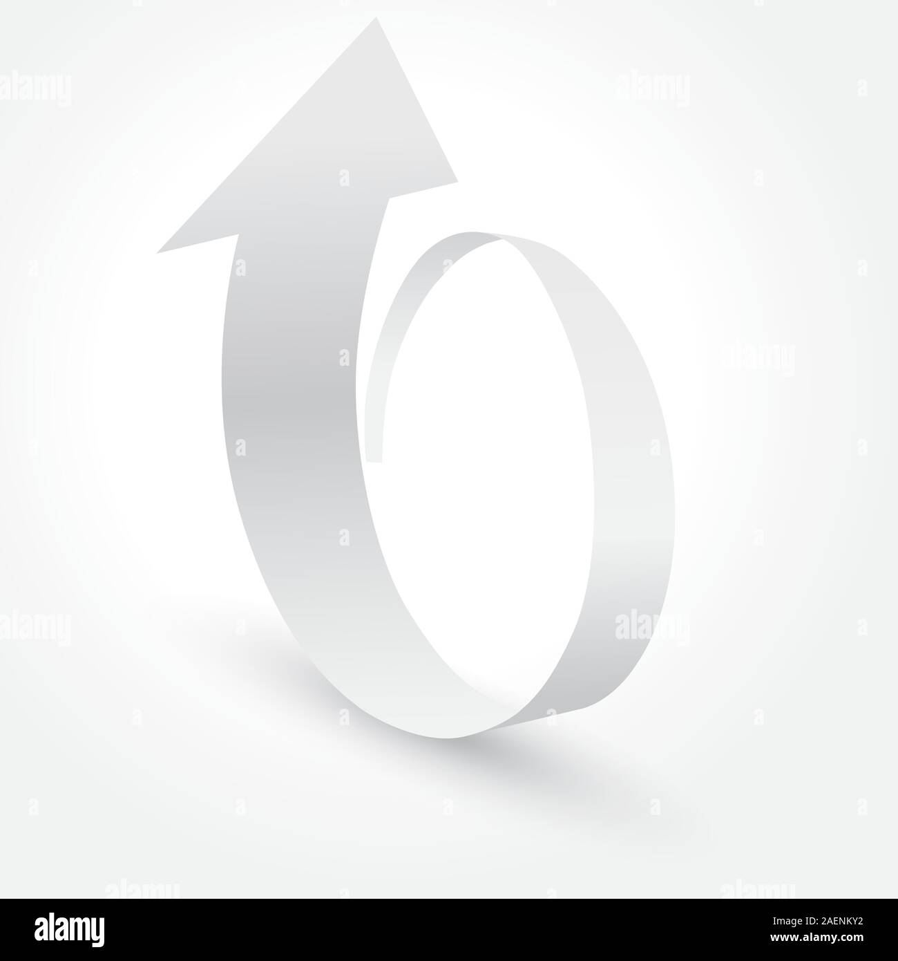 Origami carta freccia, illustrazione vettoriale. Illustrazione Vettoriale