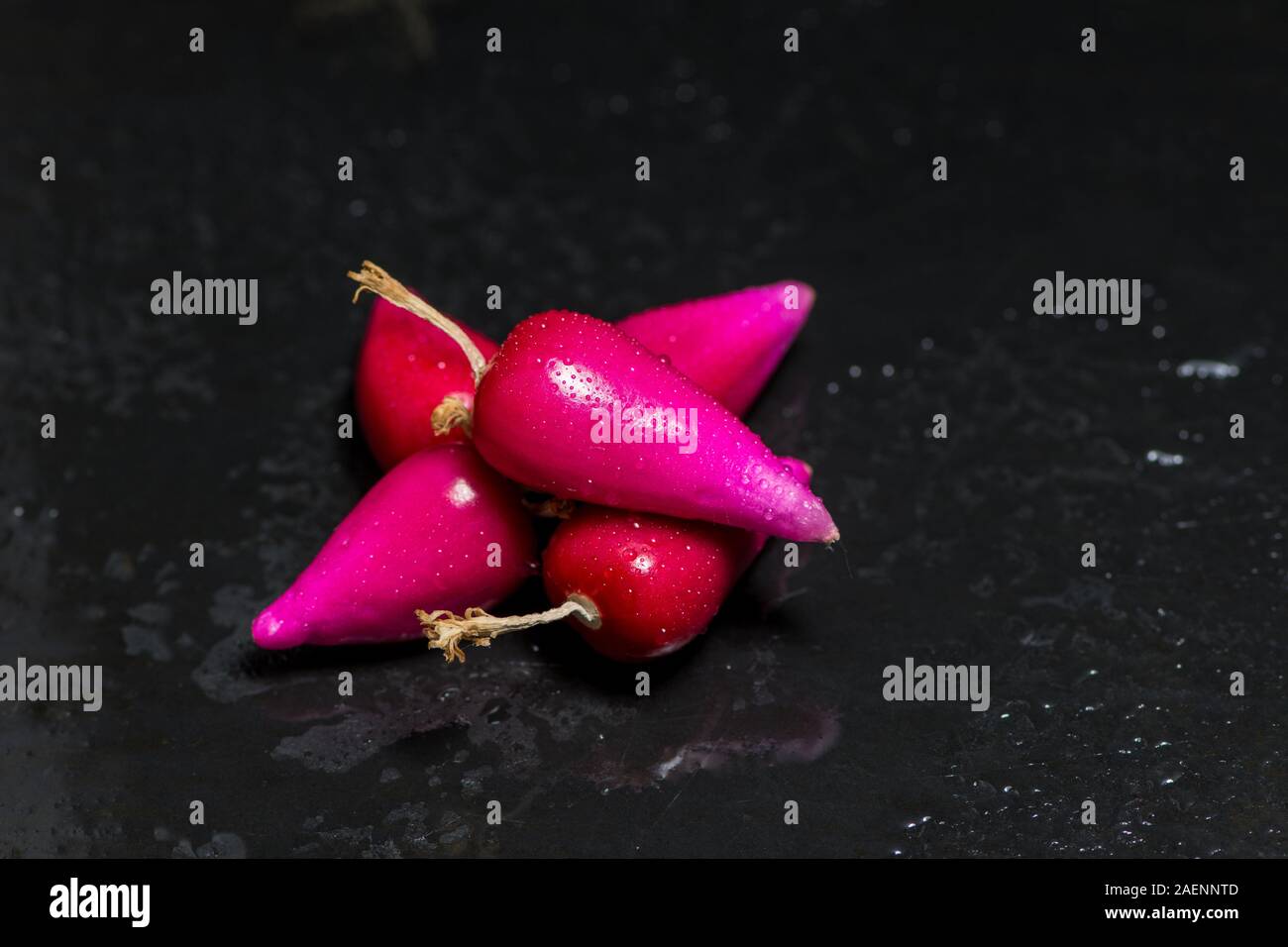 Frutta del gruppo organico di Pitiguey Pink Foto Stock