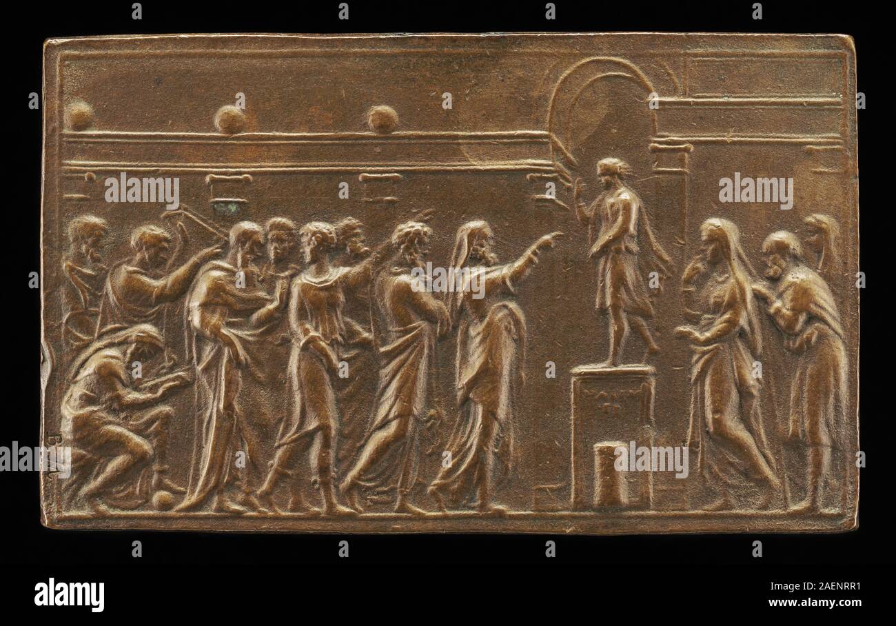 Valerio Belli, Gesù fra i dottori, 1537 o dopo, Gesù fra i dottori; 1537 o dopo Foto Stock