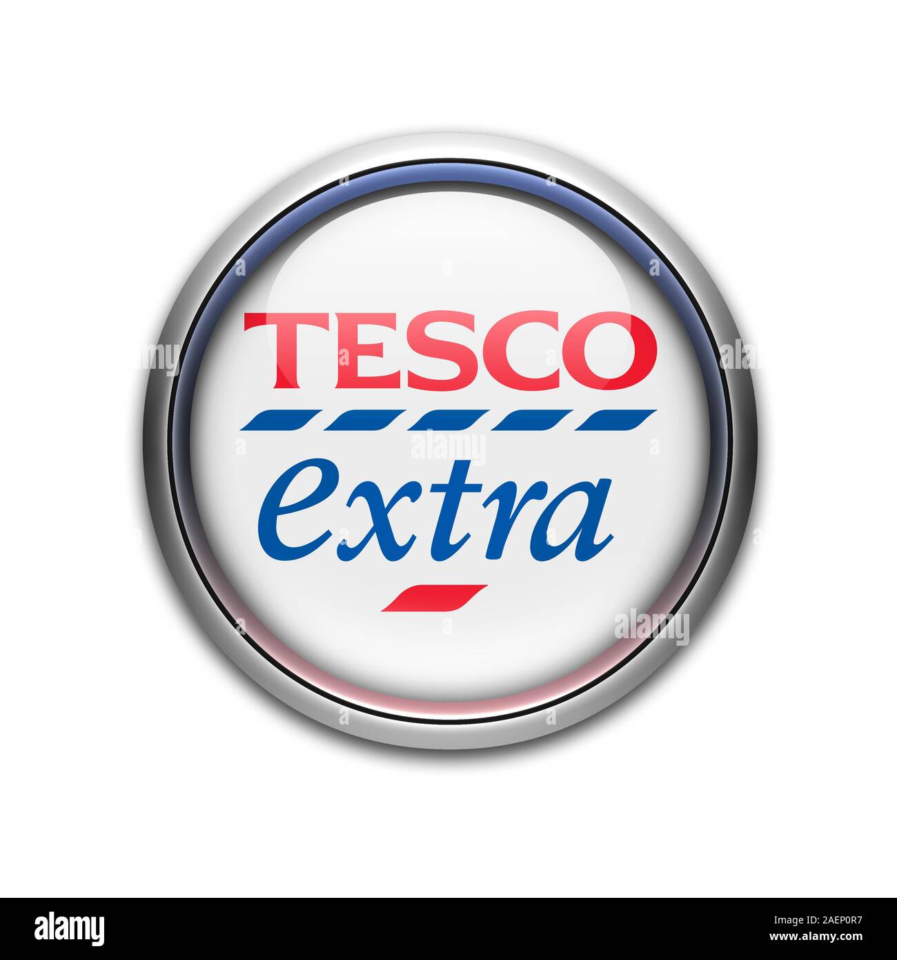Tesco logo extra Foto Stock
