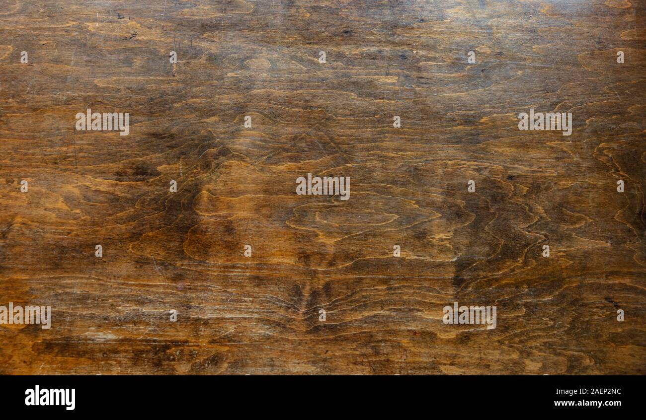 Sfondo legno, texture. Tavola di legno, scrivania, arredamento vecchio materiale spiovente Foto Stock