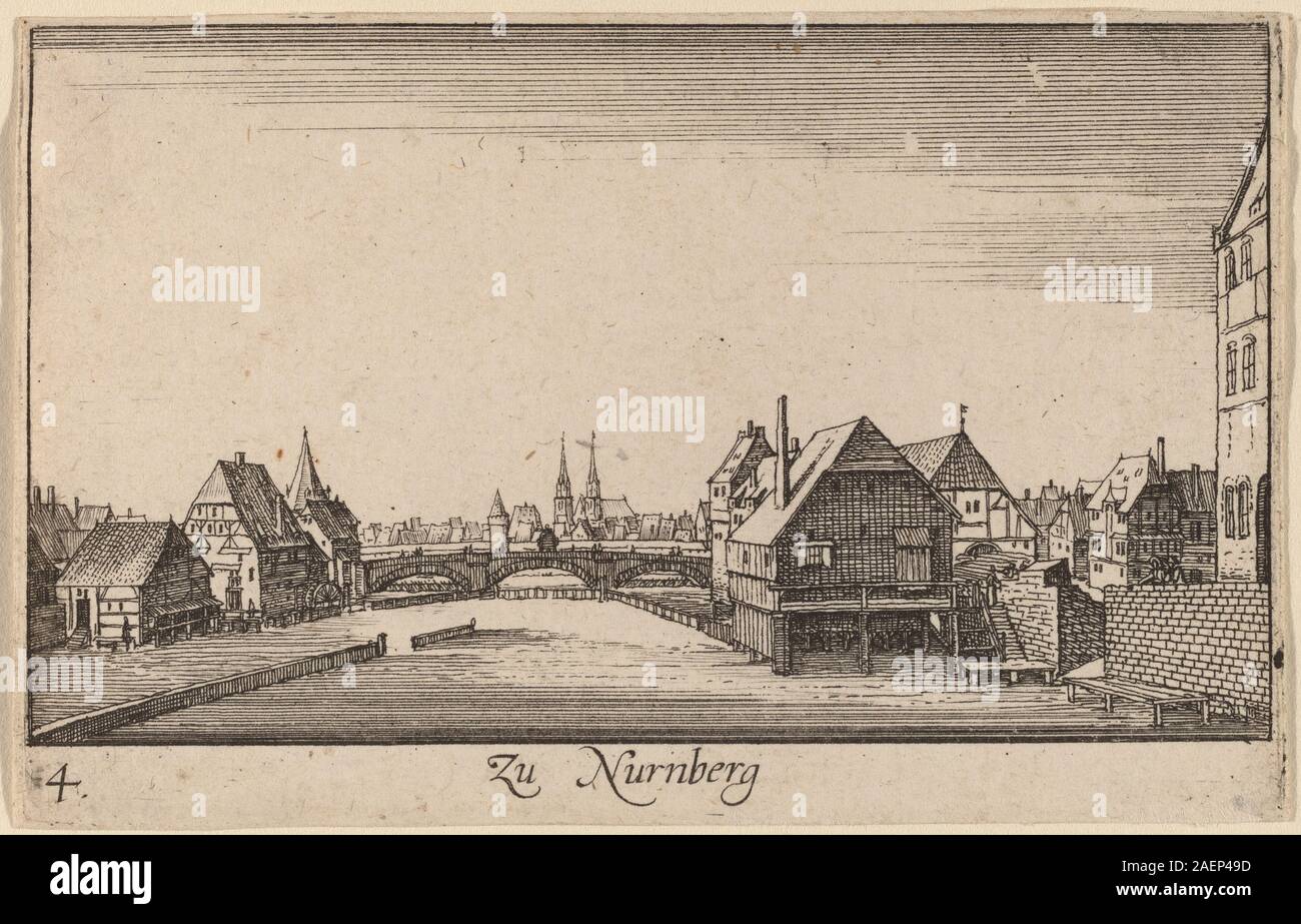 Wenceslaus Hollar, Norimberga, 1635, Norimberga; 1635 data Foto Stock