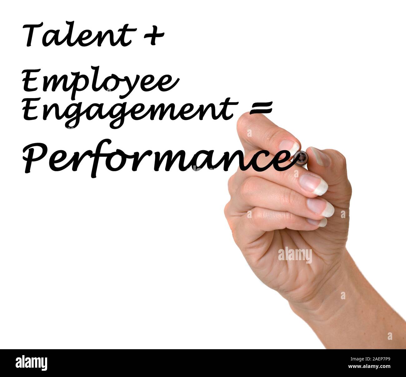 Come ottenere le prestazioni Foto Stock