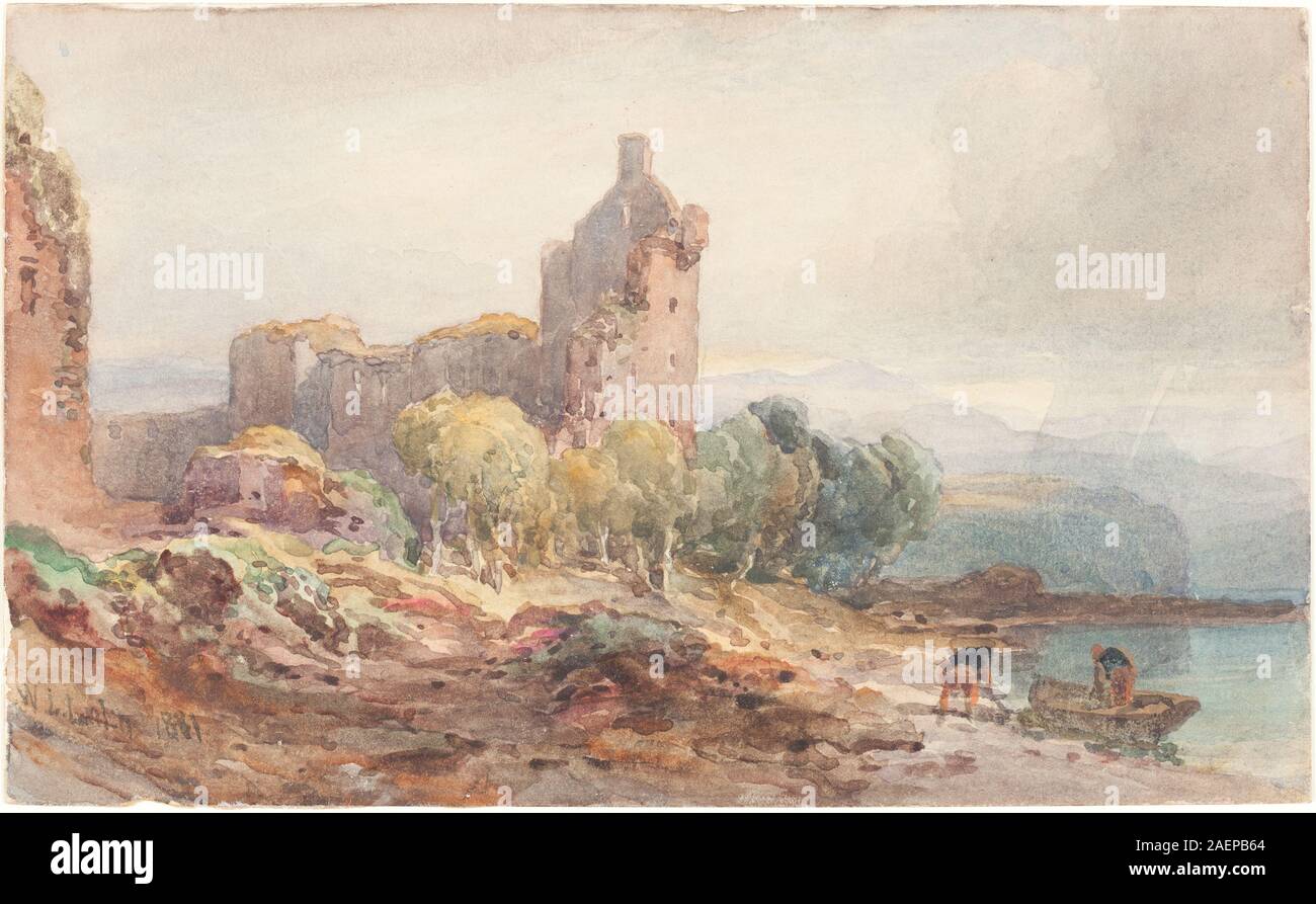 William Leighton Leitch, un castello in rovina in un lago, 1881, un castello in rovina in un lago; 1881 data Foto Stock William Leighton Leitch, un castello in rovina in un lago, 1881, un castello in rovina in un lago; 1881 data Foto Stock
