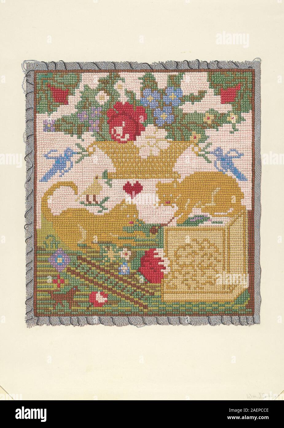 William Morbo di Parkinson, Sampler, c 1937, campionatore; c. 1937 Foto Stock