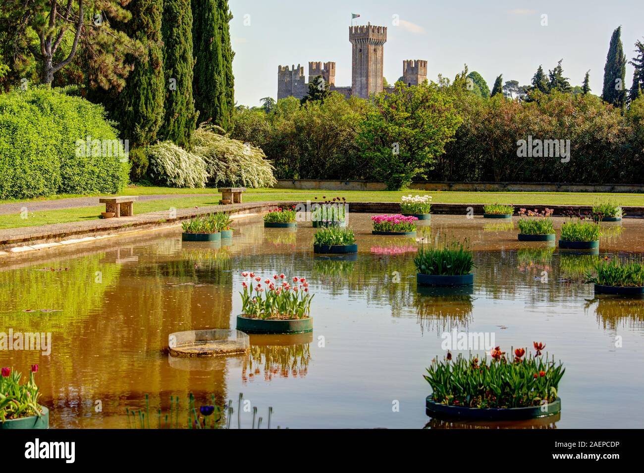 Parco Naturalistico di Sigurta, provincia di Verona, Italia Foto Stock