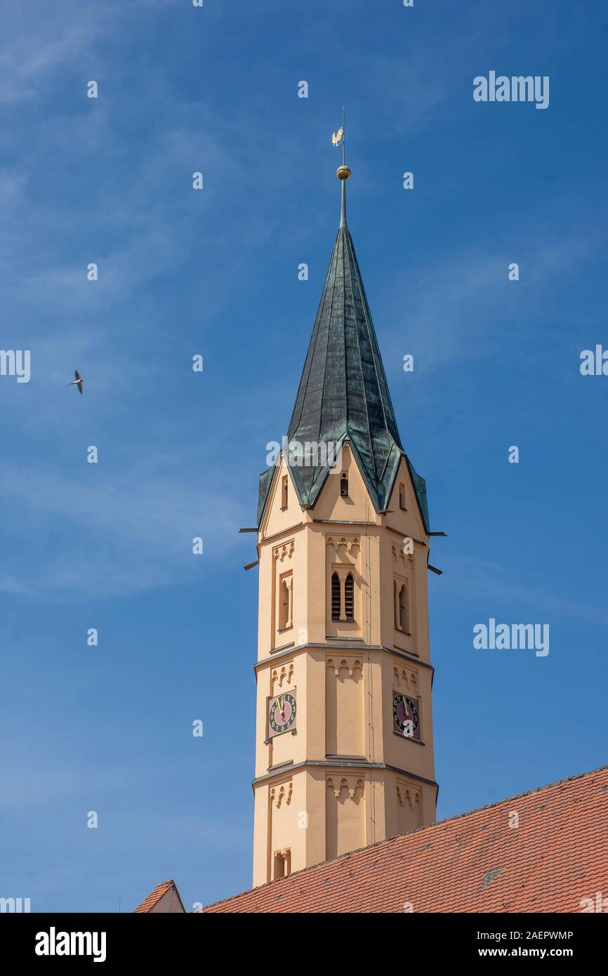 Lauingen/Donau • Bayern, Deutschland Foto Stock