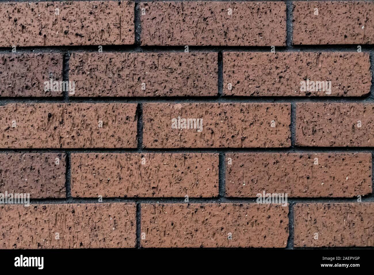 Muro di mattoni rosso Foto Stock