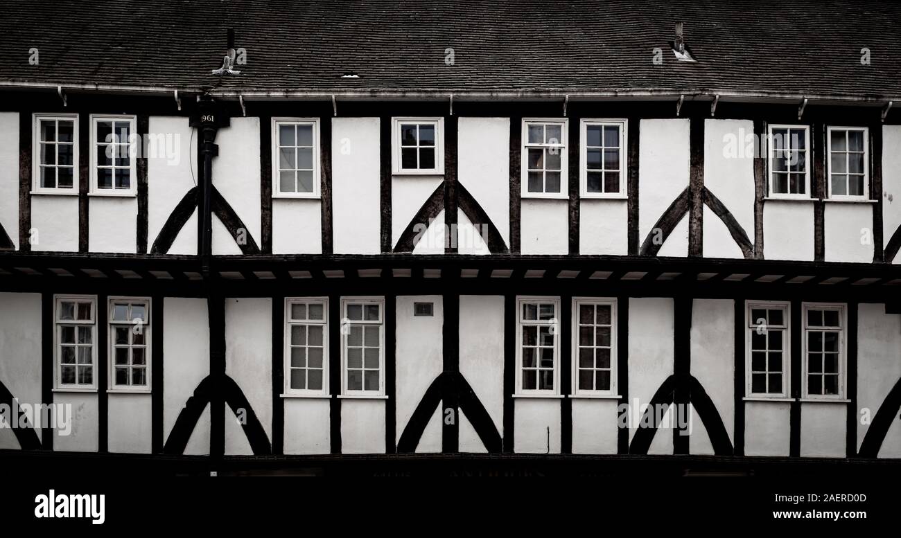 Edificio Tudor anteriore, York, Regno Unito Foto Stock