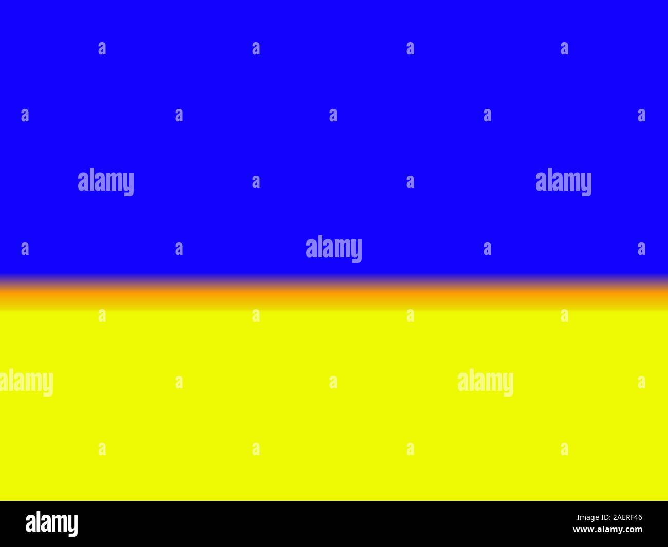 Abstract sfondo gradiente pubblicità blu e giallo geometrica decorativo moderno tracciato Foto Stock