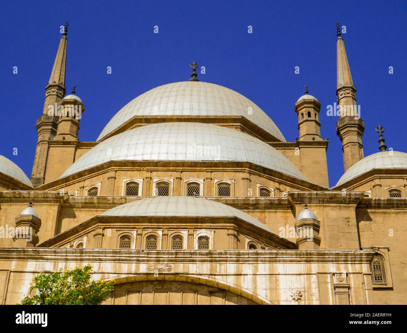 La moschea di Muhammad Ali, Cittadella del Cairo, Egitto Foto Stock
