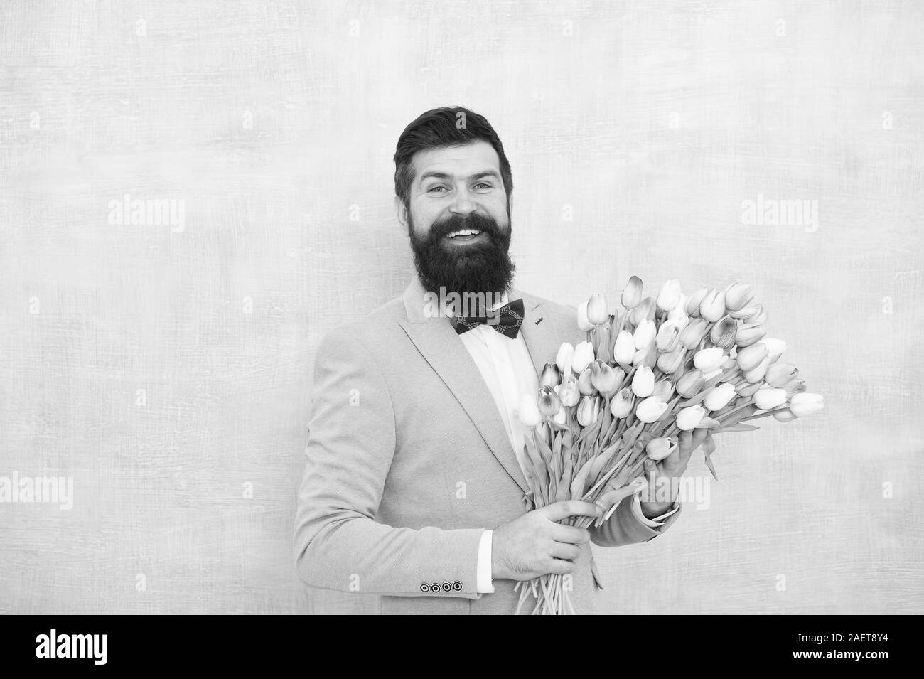 Buon compleanno con i fiori Foto e Immagini Stock in Bianco e Nero - Alamy