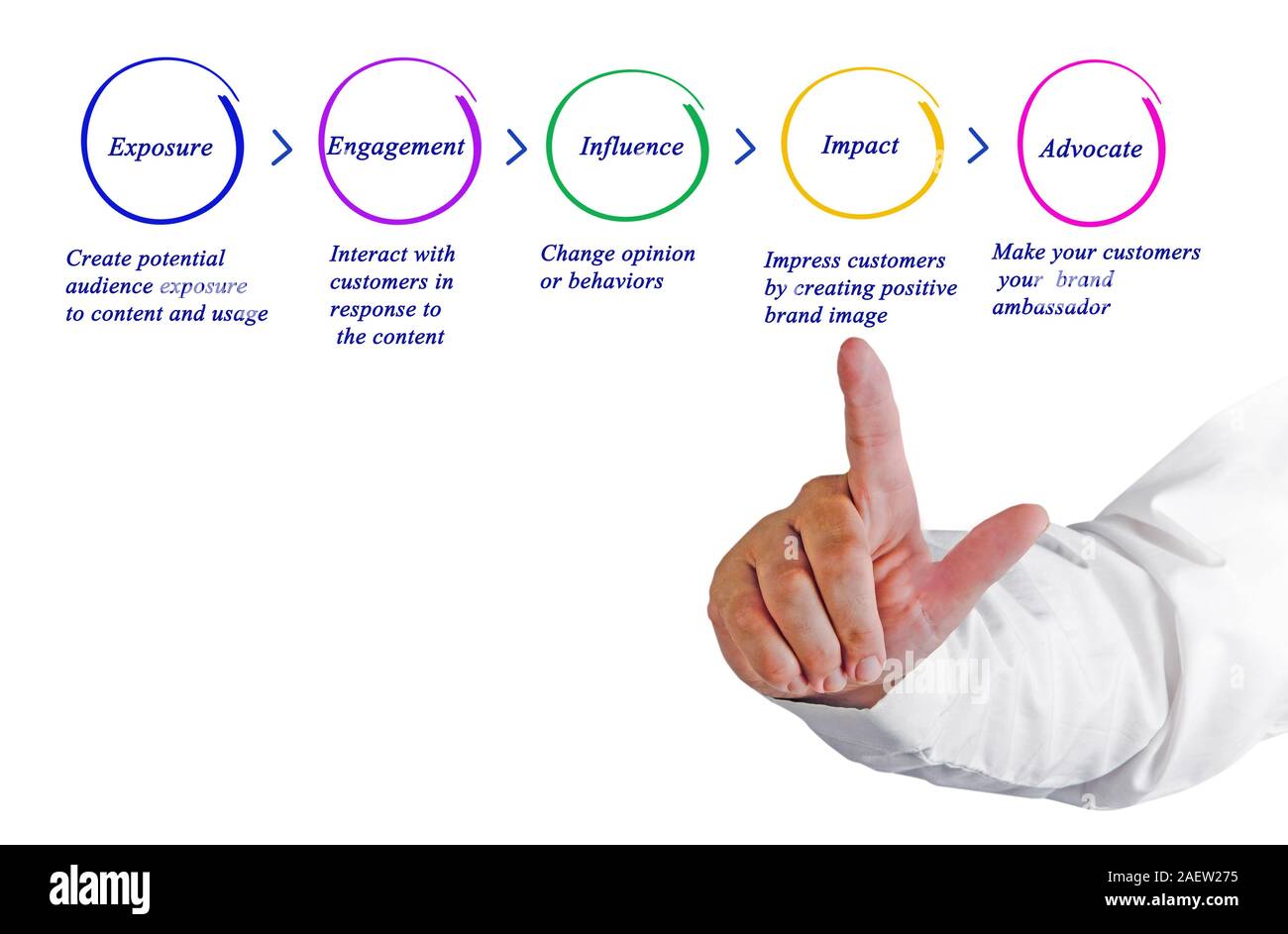 Schema del farmaco processo di sviluppo Foto Stock