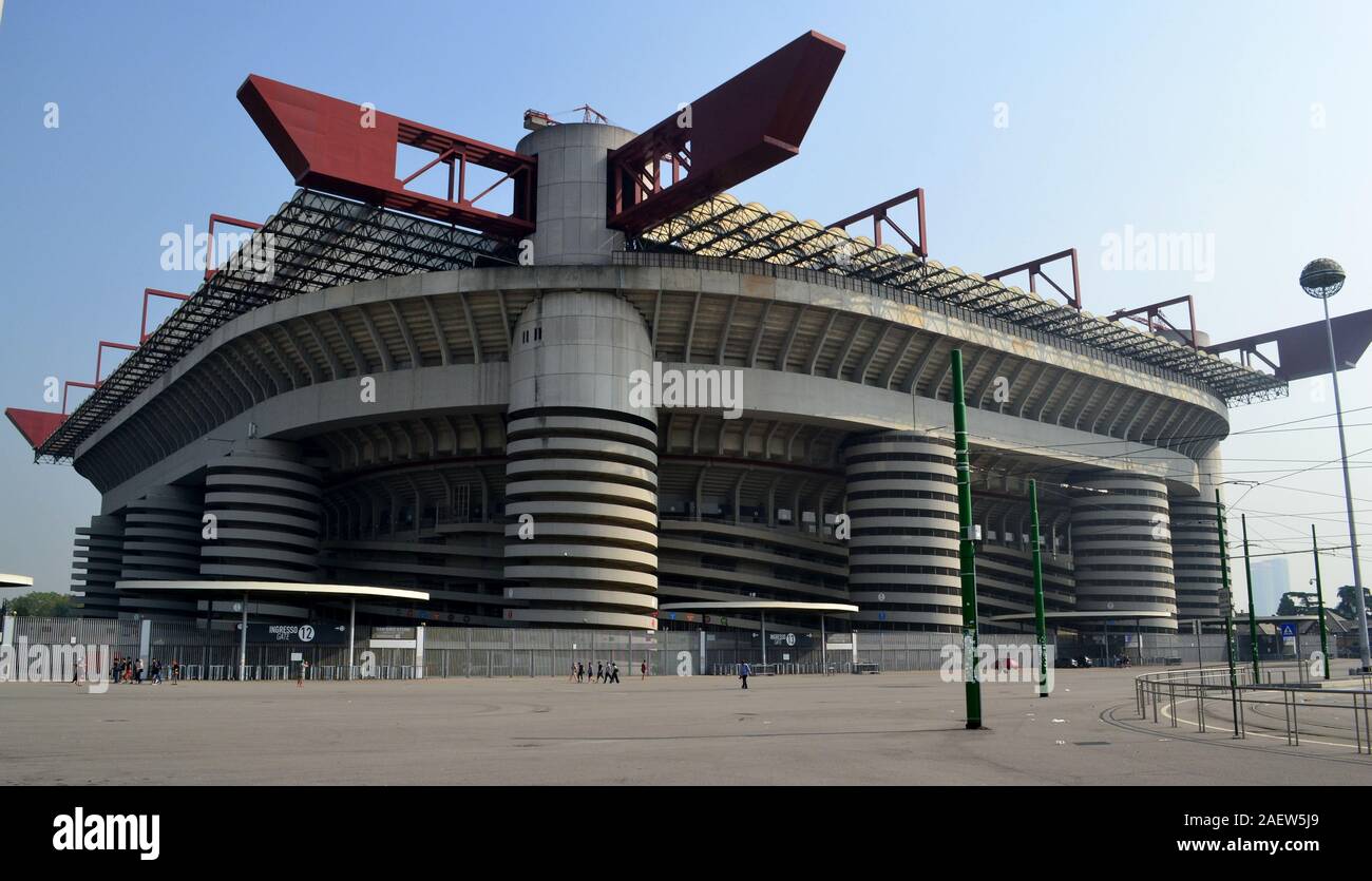 Lo stadio di San Siro, Milano Foto Stock
