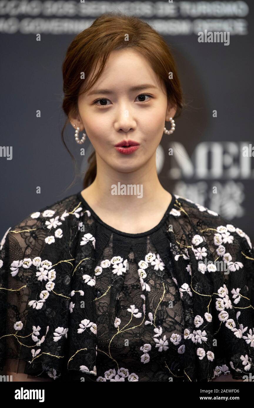 Macao, Cina. Decimo Dec, 2019. Yoona/Yoon-ah a un briefing con la stampa al quarto Festival Internazionale del Film & Awards Macao a Macao centro culturale. Macao, 10.12.2019 | Utilizzo di credito in tutto il mondo: dpa/Alamy Live News Foto Stock