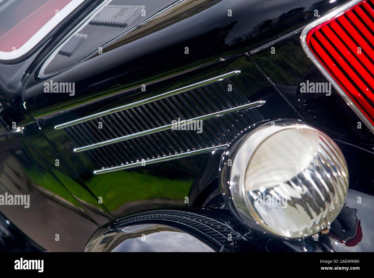 1936 Ford Modello personalizzato 48 American pre guerra auto classica Foto Stock