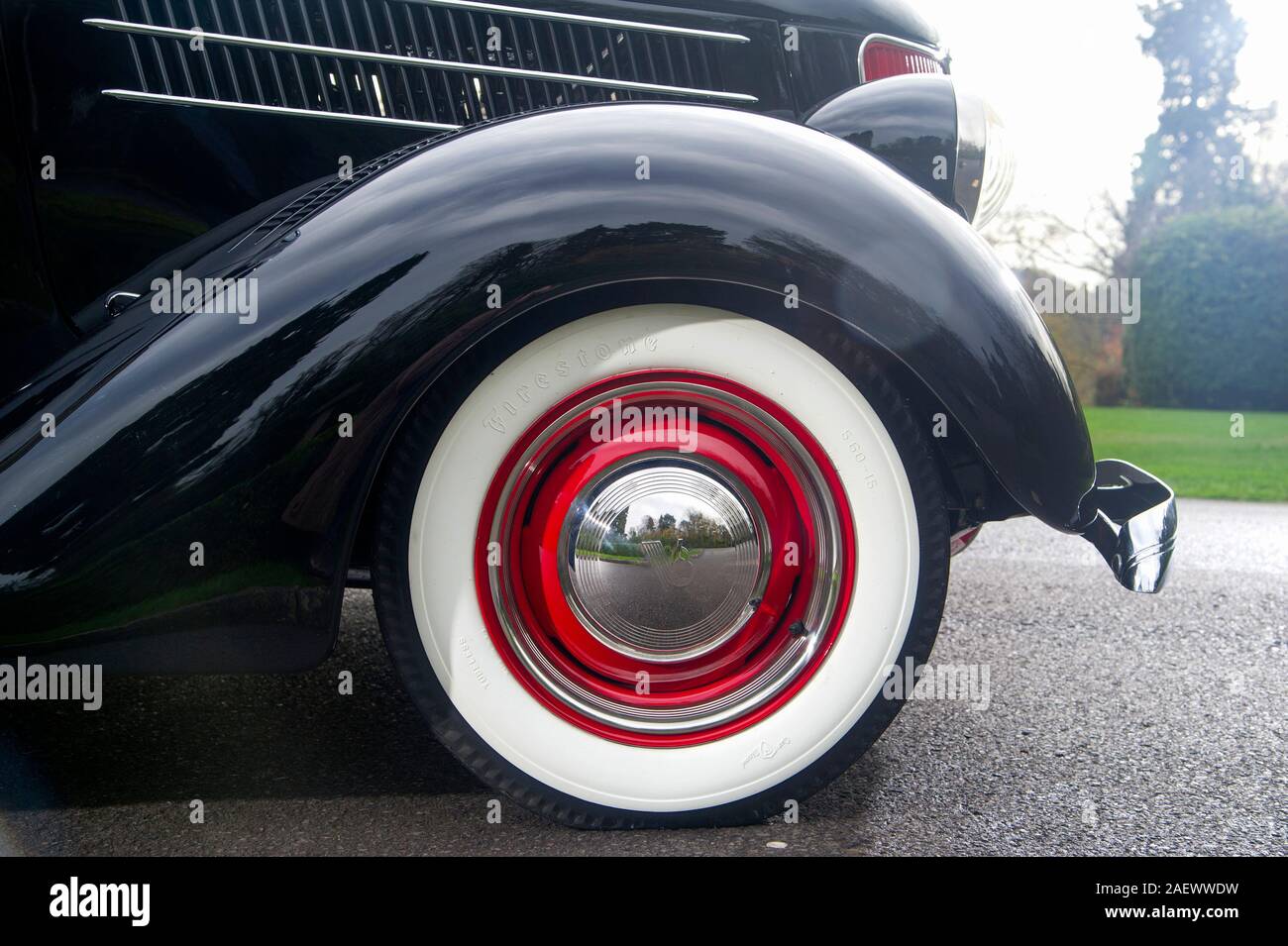 1936 Ford Modello personalizzato 48 American pre guerra auto classica Foto Stock