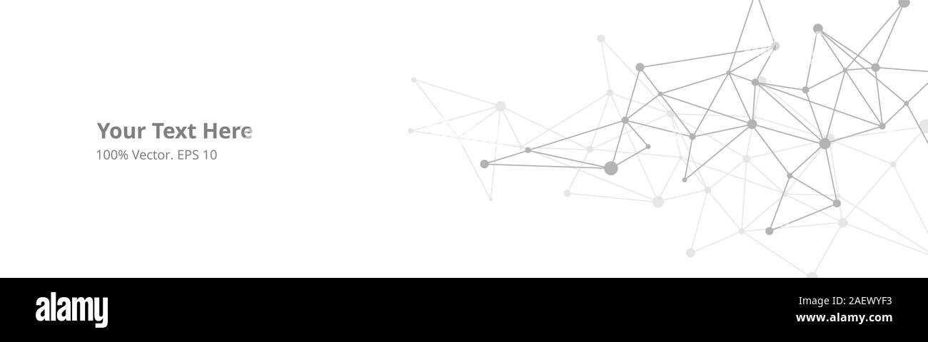 Il futuristico crypto blockchain illustrazione. Vettore creativa globale della rete sociale. Abstract sfondo poligonale con linee e punti Illustrazione Vettoriale