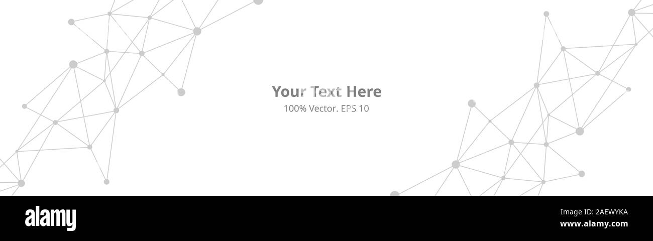 Il futuristico crypto blockchain illustrazione. Vettore creativa globale della rete sociale. Abstract sfondo poligonale con linee e punti Illustrazione Vettoriale