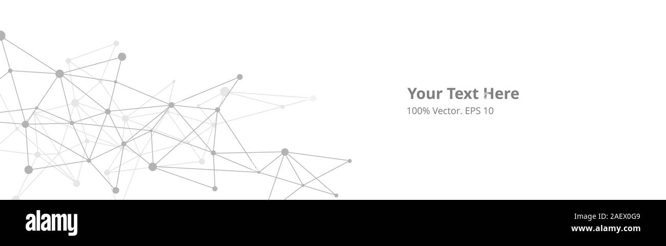Il futuristico crypto blockchain illustrazione. Vettore creativa globale della rete sociale. Abstract sfondo poligonale con linee e punti Illustrazione Vettoriale