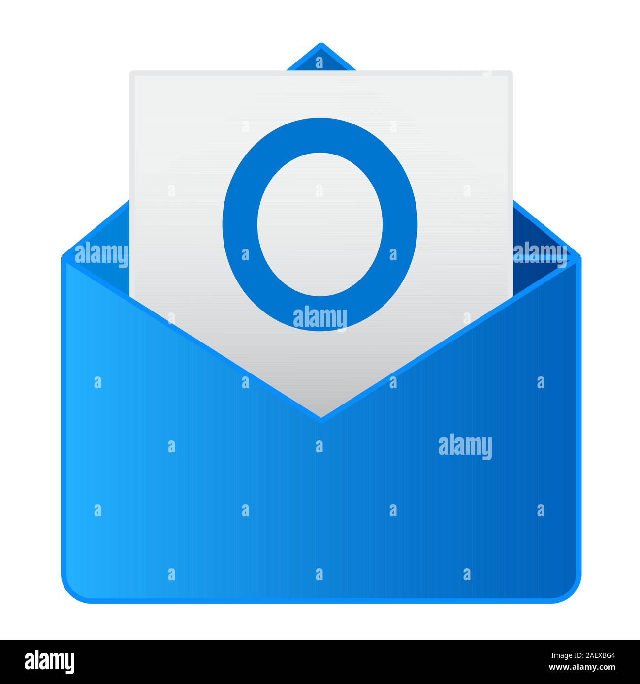 E-mail icona manager app Illustrazione Vettoriale