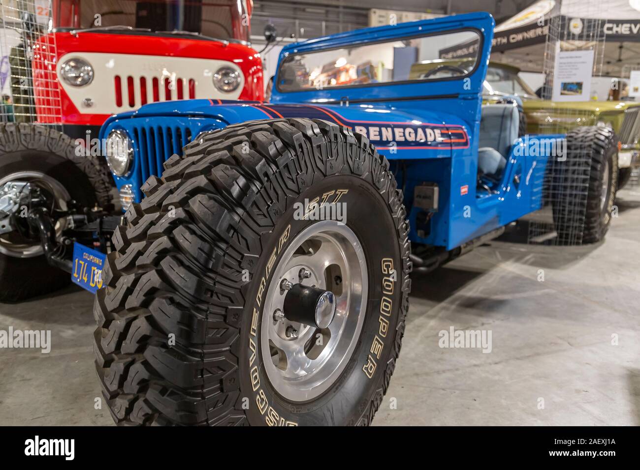 Raccolta di dettagli di vecchie e nuove vetture Foto Stock