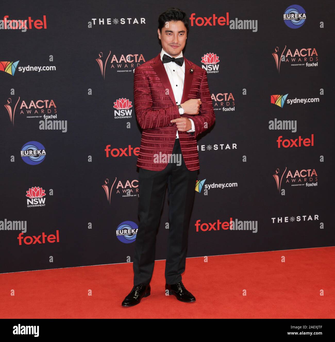 Remy Hii assiste il 2019 AACTA Awards presentato da Foxtel a stella sul dicembre 04, 2019 a Sydney, in Australia. Foto Stock