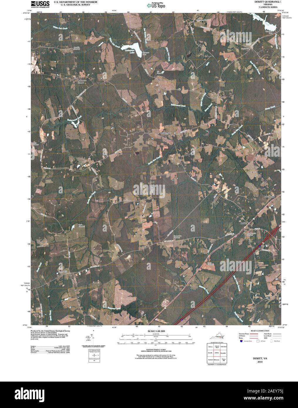 VA DeWitt 20100907 TM Foto Stock