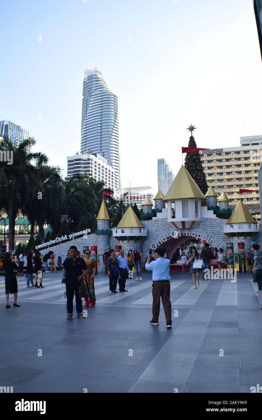 Il Central World Bangkok Natale 2019 Foto Stock