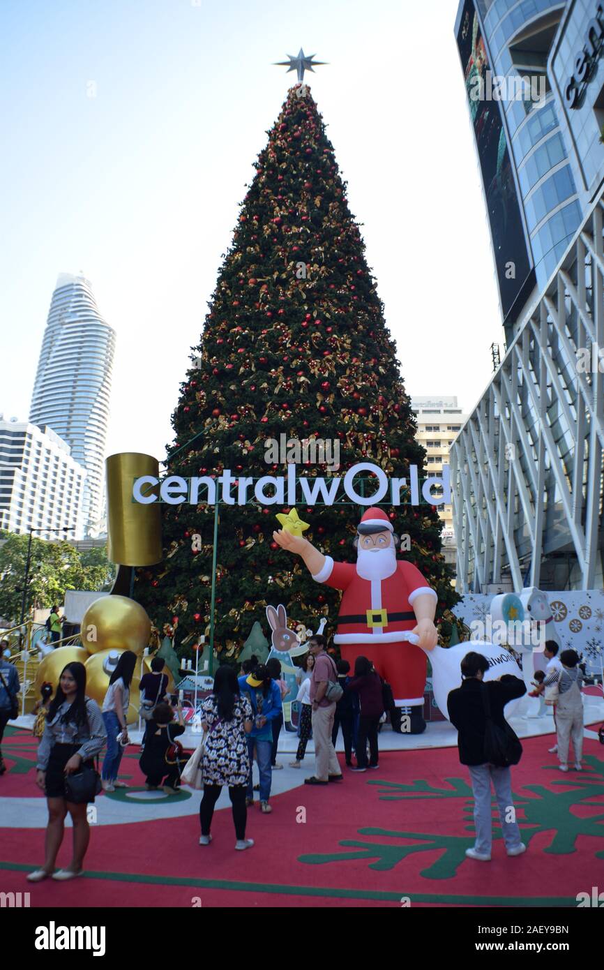 Il Central World Bangkok Natale 2019 Foto Stock