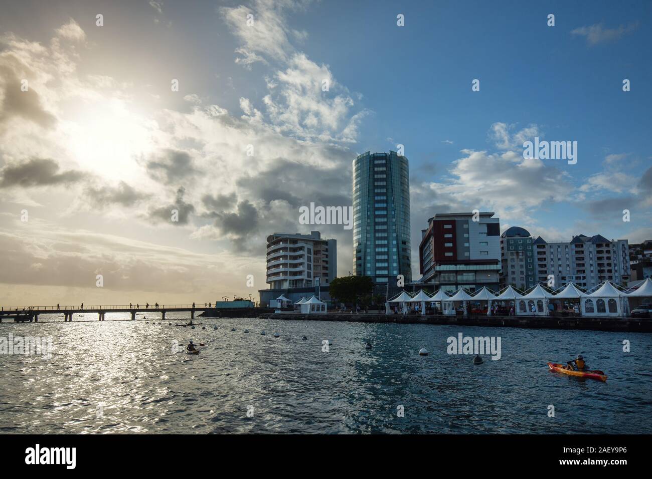 Martinica Fort de France - Fort-de-France è la capitale dell'isola caraibica di Martinica Foto Stock