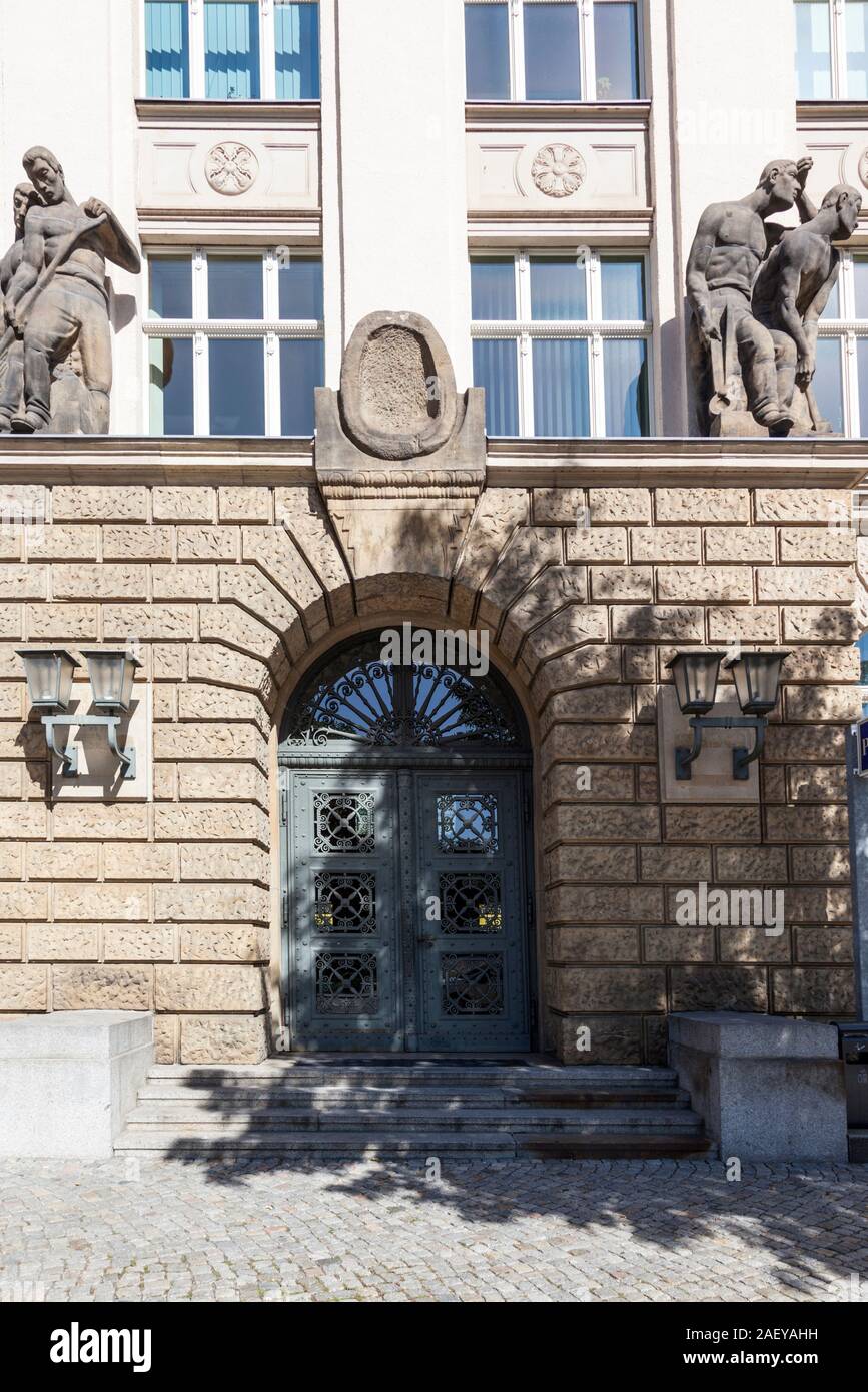 Chemnitz Dipartimento di Polizia Foto Stock