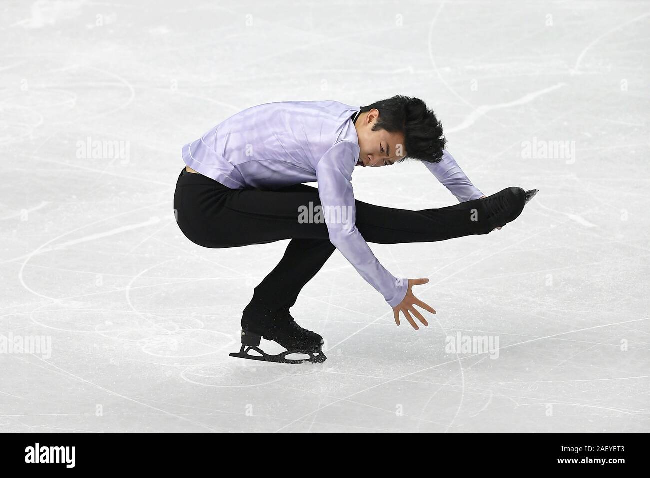 Uomini - breve programma nathan chen - usa durante il ISU Grand Prix di Pattinaggio di Figura - Cerimonia di apertura - Day 1, Torino, Italia, 05 dic 2019, Sport invernali Ic Foto Stock