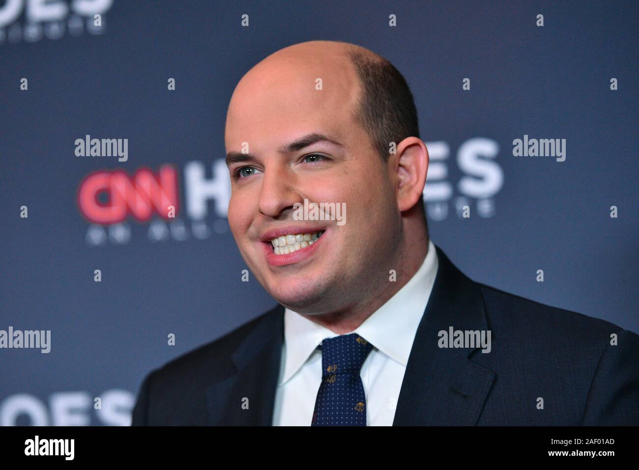 Brian Stelter assiste CNN Heroes al Museo Americano di Storia Naturale su dicembre 08, 2019 in New York City. Foto Stock
