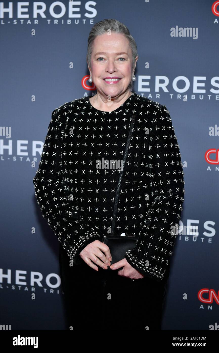 Kathy Bates assiste CNN Heroes al Museo Americano di Storia Naturale su dicembre 08, 2019 in New York City. Foto Stock