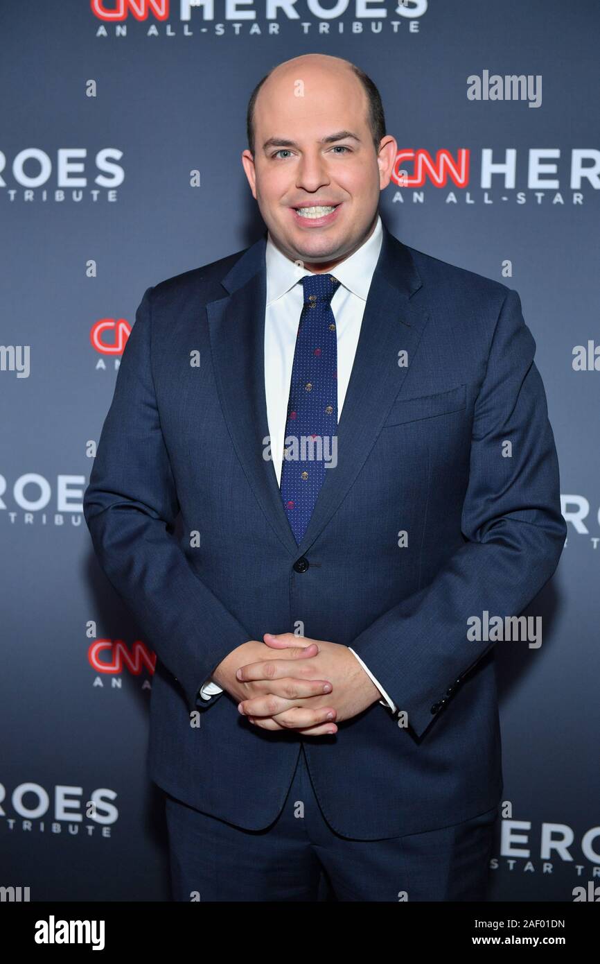 Brian Stelter assiste CNN Heroes al Museo Americano di Storia Naturale su dicembre 08, 2019 in New York City. Foto Stock