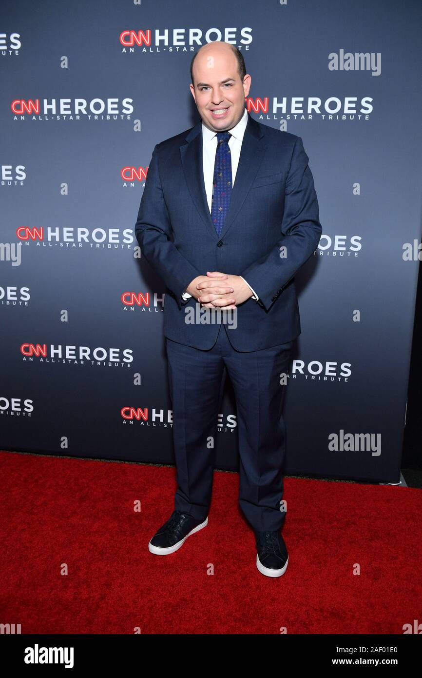 Brian Stelter assiste CNN Heroes al Museo Americano di Storia Naturale su dicembre 08, 2019 in New York City. Foto Stock