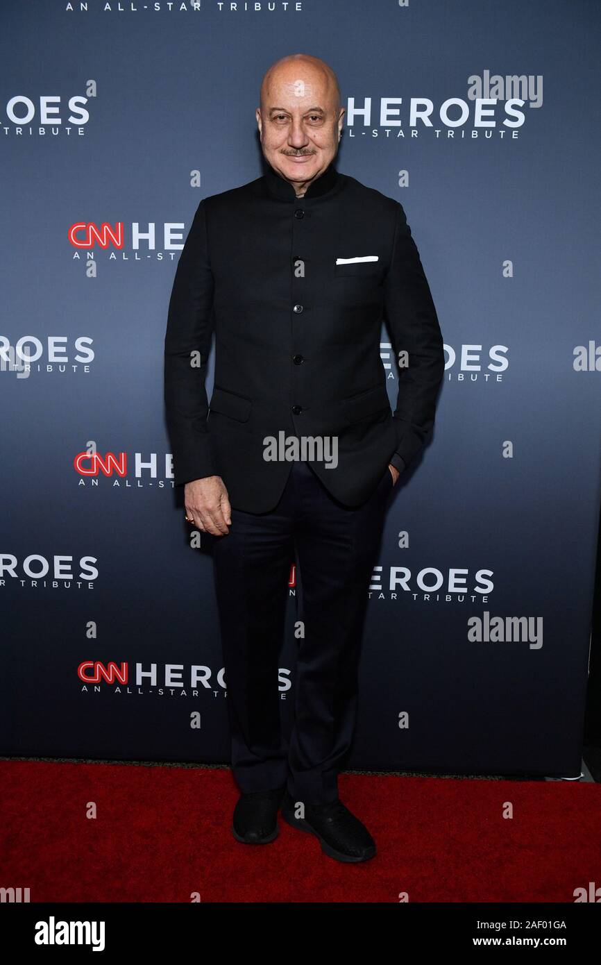 Anupam Kher assiste CNN Heroes al Museo Americano di Storia Naturale su dicembre 08, 2019 in New York City. Foto Stock