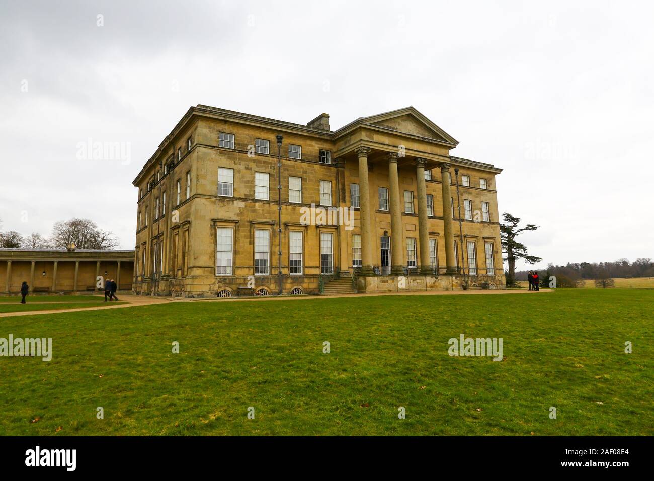 Attingham Hall, Attingham Park, Shropshire, Inghilterra, Regno Unito Foto Stock