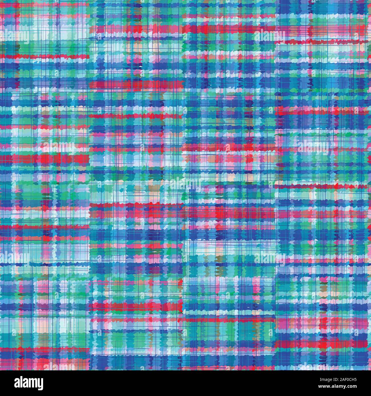 Checker plaid grungy chic motivo grafico pattern Illustrazione Vettoriale