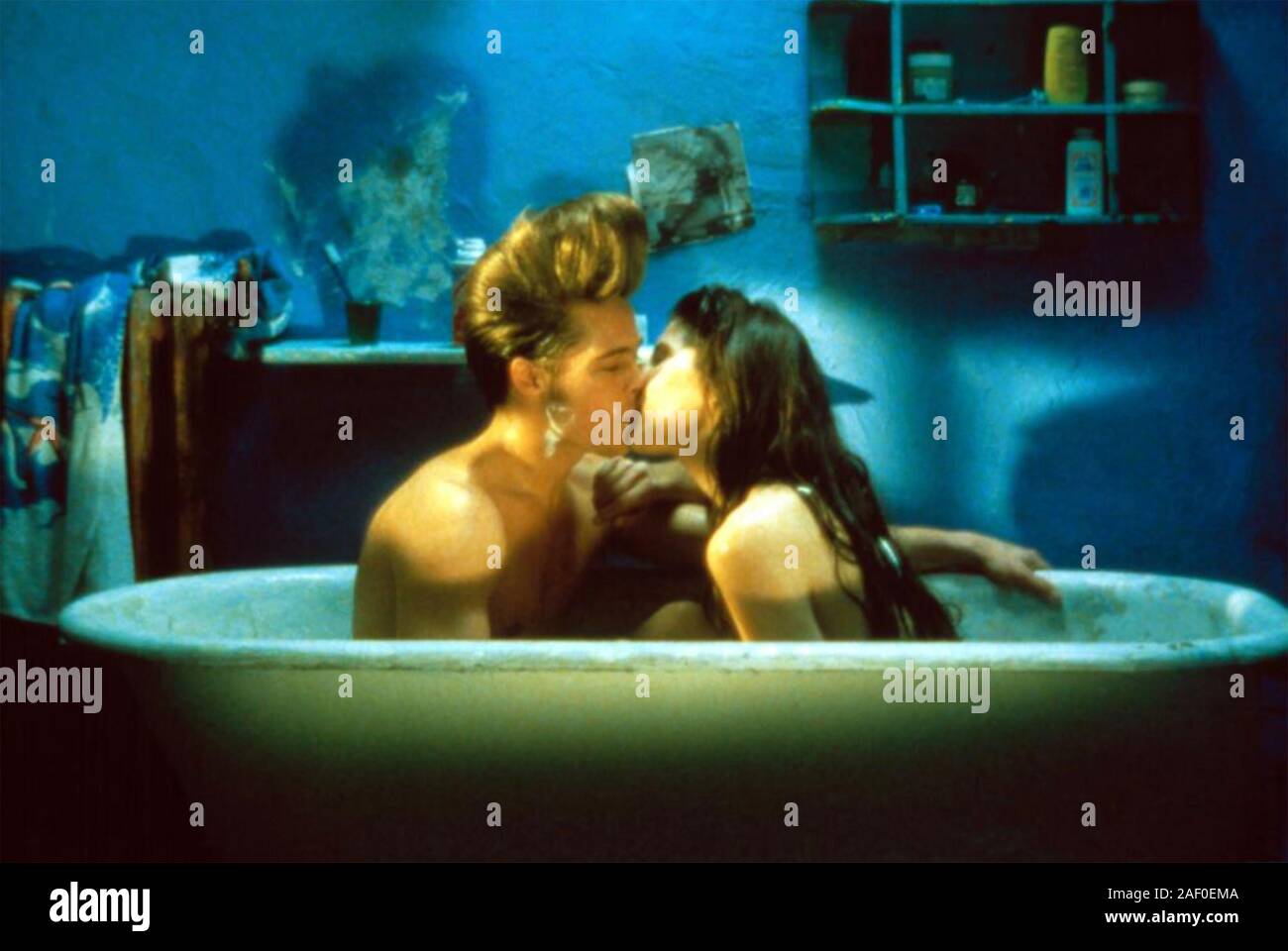 JOHNNY SUEDE 1991 Paramount Pictures film con Brad Pitt e Catherine Keener Foto Stock