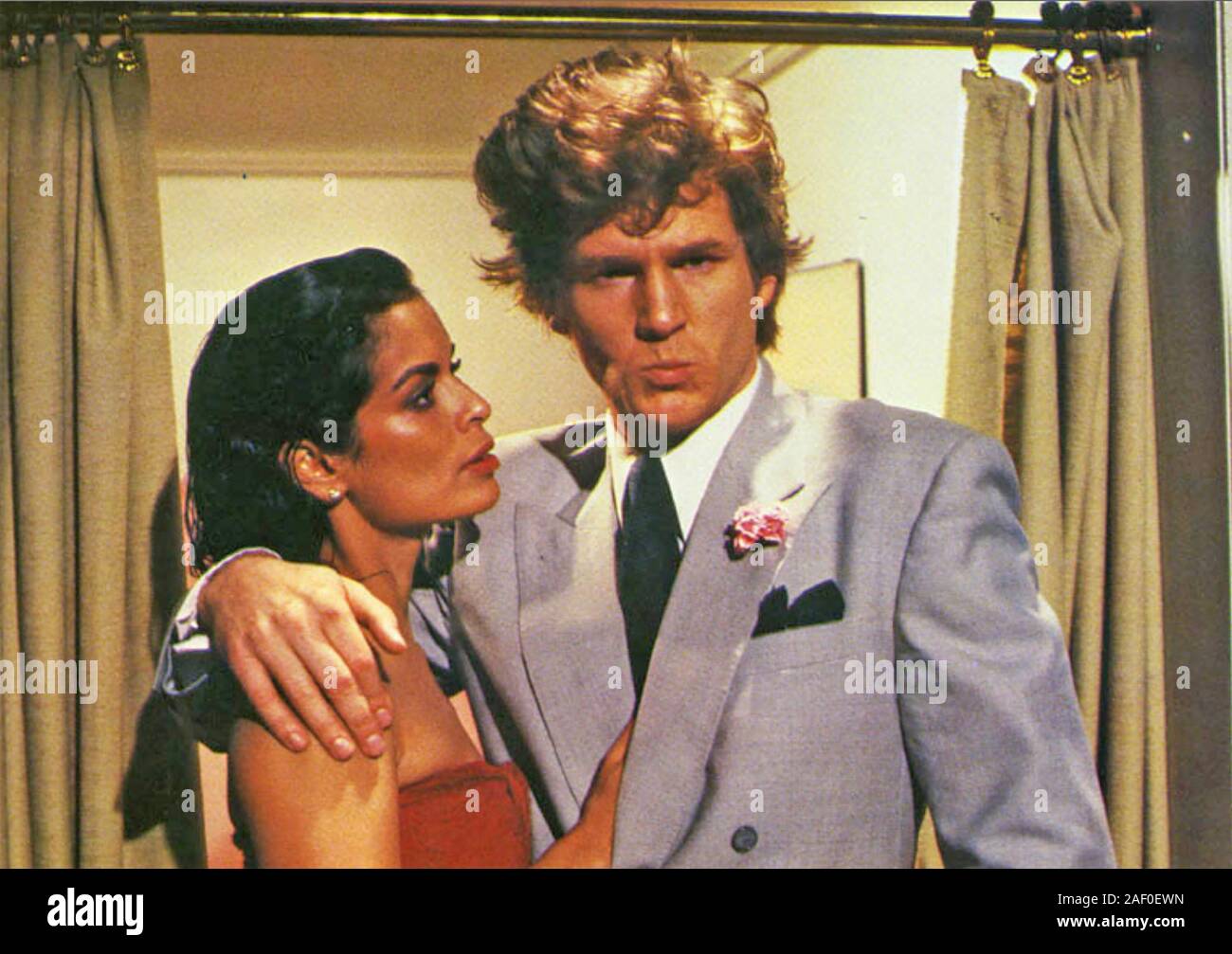 Il successo americano COMPANY 1980 Columbia Pictures Film con Jeff Bridges e Bianca Jagger Foto Stock
