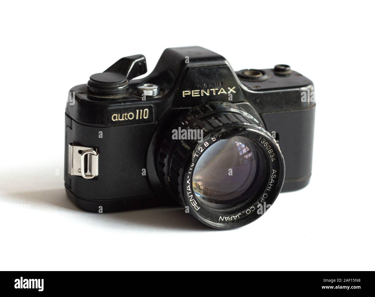 Usurati, Vintage Pentax Auto 110 telecamera analogica Foto Stock