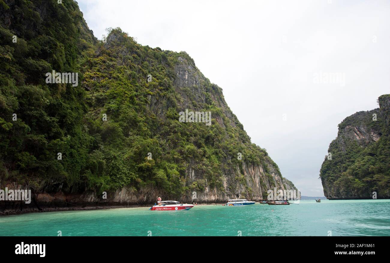 Isola di Phi Phi, Thailandia, Sud Est asiatico Foto Stock