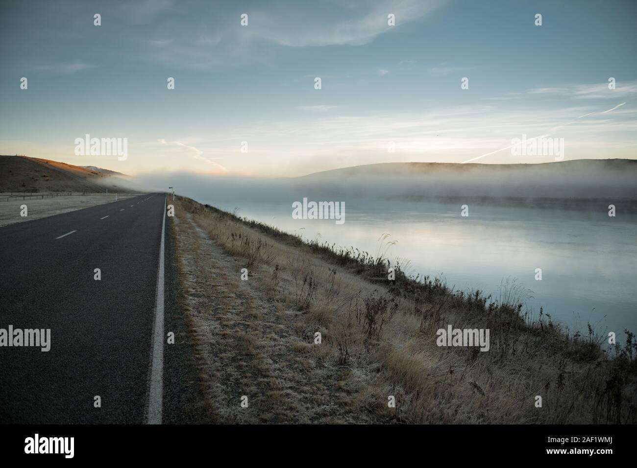 Strada al mare Foto Stock