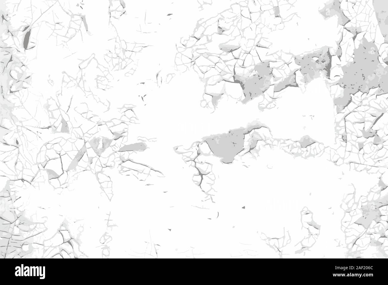 La vecchia vernice texture. Vettore di grunge nero e sfondo bianco template per la sovrapposizione grafica. Illustrazione Vettoriale