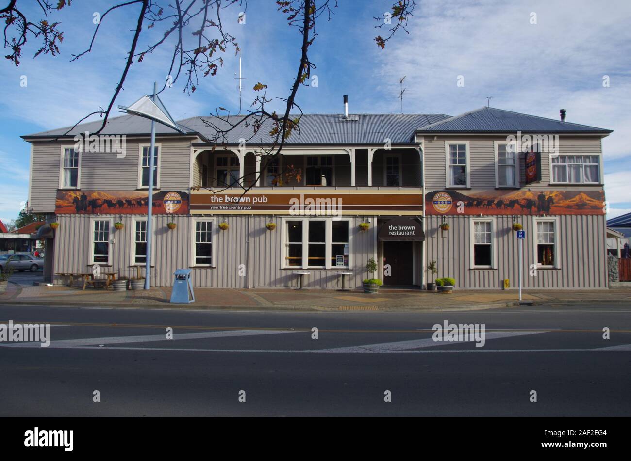 Methven. Te Araroa Trail. South Island. Nuova Zelanda Foto Stock