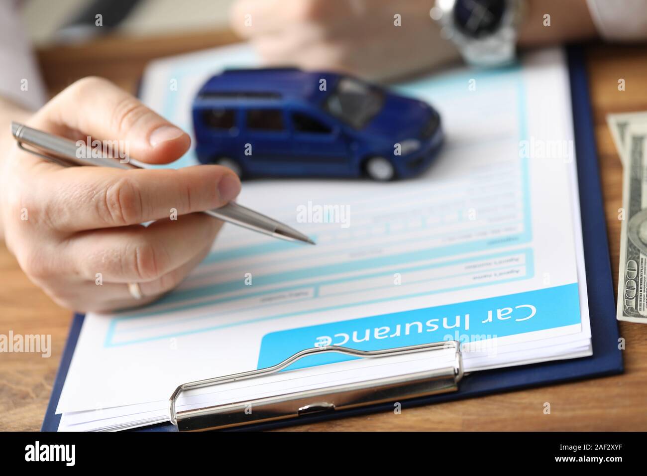 Riunione in ufficio avvocato Foto Stock