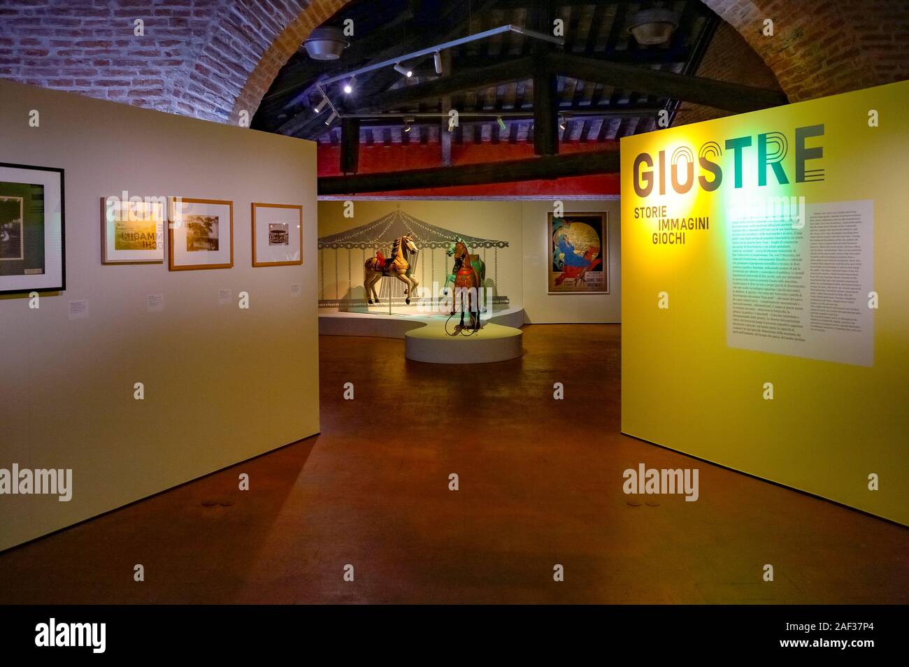 Italia Veneto Rovigo: Palazzo Strozzi: Museo Storico della giostra e intrattenimento popolare - Bergantino Foto Stock