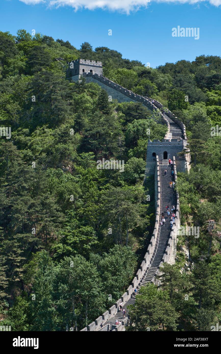 La Grande Muraglia della Cina Foto Stock